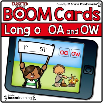 Phonics Long o (oa and ow) Digital Task Cards BOOM CARDS 1 Phonics Long o (oa and ow) Digital Task Cards BOOM CARDS