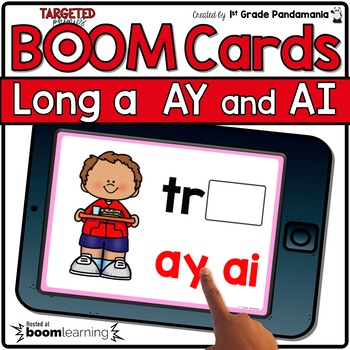 Phonics AI and AY Digital Task Cards BOOM CARDS 1 Phonics AI and AY Digital Task Cards BOOM CARDS