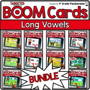 Long Vowels BUNDLE BOOM CARDS