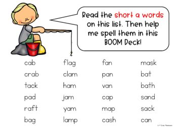 Phonics Short a Vowel Digital w/Audio BOOM CARDS 4 Phonics Short a Vowel Digital w/Audio BOOM CARDS 3