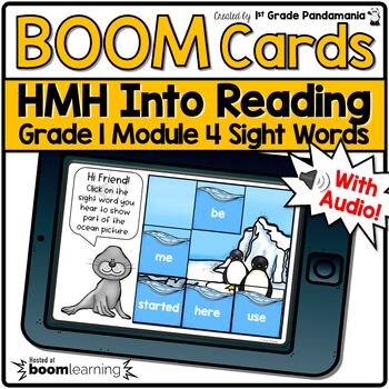 HMH Into Reading Grade 1 BOOM CARDS Module 4 Sight Words Ocean Theme 1 HMH Into Reading Grade 1 BOOM CARDS Module 4 Sight Words Ocean Theme