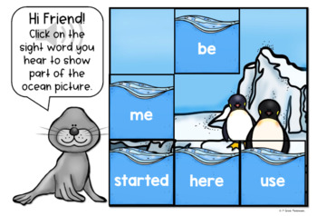 HMH Into Reading Grade 1 BOOM CARDS Module 4 Sight Words Ocean Theme 2 HMH Into Reading Grade 1 BOOM CARDS Module 4 Sight Words Ocean Theme 1
