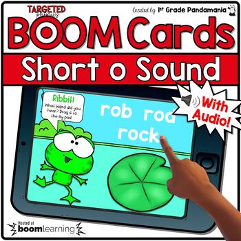 Phonics Short o Vowel Digital Frog Theme BOOM CARDS 1 Phonics Short o Vowel Digital Frog Theme BOOM CARDS