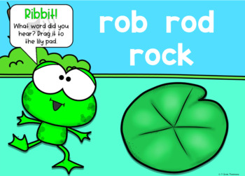 Phonics Short o Vowel Digital Frog Theme BOOM CARDS 3 Phonics Short o Vowel Digital Frog Theme BOOM CARDS 2