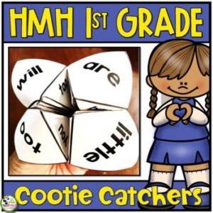 HMH Into Reading 1st Grade Sight Word Cootie Catcher Centers 2020