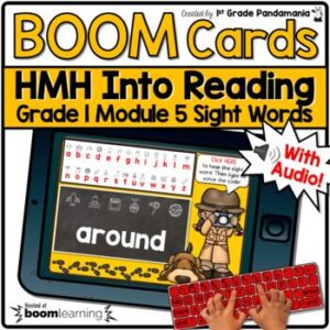 HMH Into Reading Grade 1 BOOM CARDS Module 5 Sight Word Solve the Code