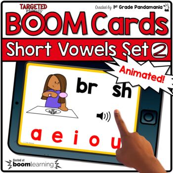 Phonics Short Vowels Set 2 Digital w/ BOOM CARDS 1 Phonics Short Vowels Set 2 Digital w/ BOOM CARDS