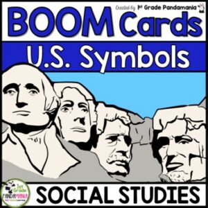 US Symbols BOOM CARDS Lesson and Task Cards