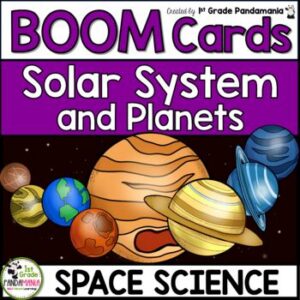 Solar System and Planets BOOM CARDS Lesson and Task Cards