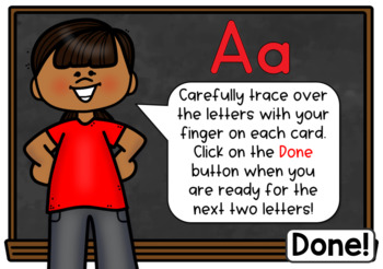Handwriting Letter Tracing Upper and Lowercase Animation and Audio BOOM CARDS 2 Handwriting Letter Tracing Upper and Lowercase Animation and Audio BOOM CARDS 1