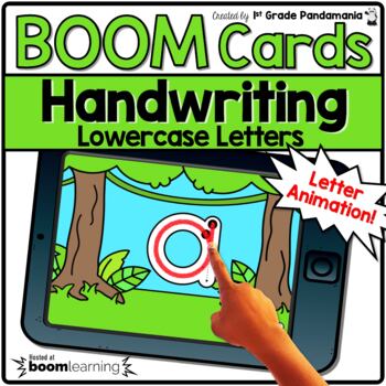 Handwriting Letter Tracing Lowercase Animation and Audio BOOM CARDS 1 Handwriting Letter Tracing Lowercase Animation and Audio BOOM CARDS