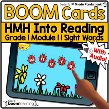 HMH Into Reading 1st Grade BOOM CARDS Module 11 Sight Words Ladybugs 1 HMH Into Reading 1st Grade BOOM CARDS Module 11 Sight Words Ladybugs