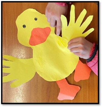 Spring Duck with Umbrella Easter Craft 3 Spring Duck with Umbrella Easter Craft 2