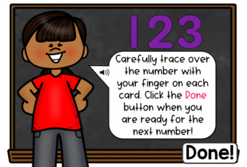Handwriting Number Tracing Numbers 1-25 Animation and Audio BOOM CARDS 2 Handwriting Number Tracing Numbers 1-25 Animation and Audio BOOM CARDS 1