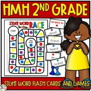HMH Into Reading 2nd Grade Sight Word Flash Cards Games and Centers 2020