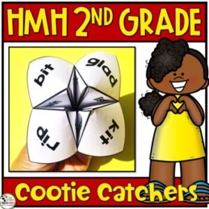 HMH Into Reading 2nd Grade Spelling Words Cootie Catcher Centers 2020