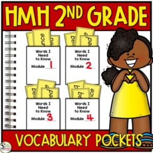 HMH Into Reading 2nd Grade Vocabulary Pockets Interactive Notebook 2020