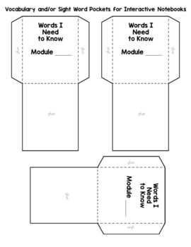 HMH Into Reading 2nd Grade Vocabulary Pockets Interactive Notebook 2020 3 HMH Into Reading 2nd Grade Vocabulary Pockets Interactive Notebook 2020 2