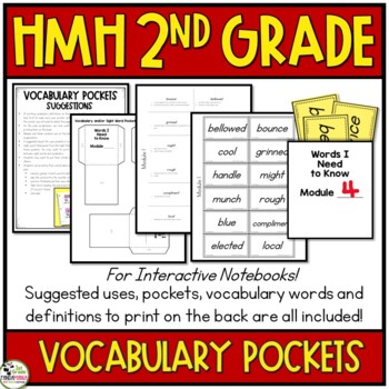 HMH Into Reading 2nd Grade Spelling, Sight Word and Vocabulary BUNDLE 2020 3 HMH Into Reading 2nd Grade Spelling