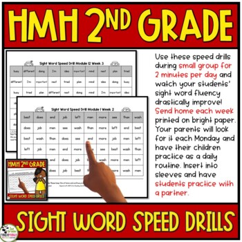 HMH Into Reading 2nd Grade Spelling, Sight Word and Vocabulary BUNDLE 2020 4 Sight Word and Vocabulary BUNDLE 2020 1