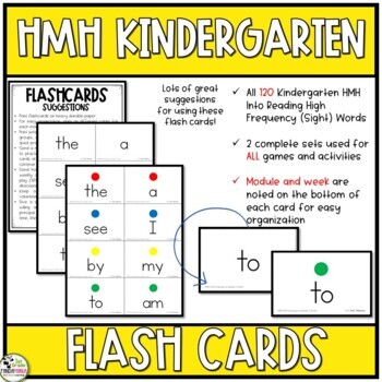 HMH Into Reading Kindergarten Foundational Sight Word Flashcards Games Centers 2 HMH Into Reading Kindergarten Foundational Sight Word Flashcards Games Centers 1