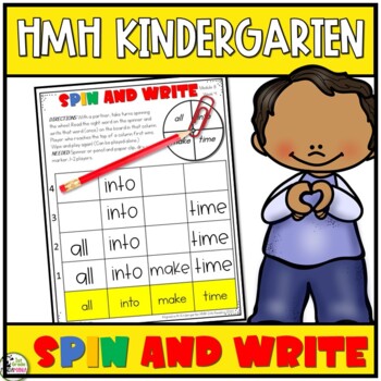 HMH Into Reading Kindergarten Sight Word Spin and Write Center 2020 1 HMH Into Reading Kindergarten Sight Word Spin and Write Center 2020