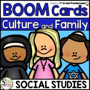 Culture and Family BOOM CARDS Lesson Instruction and Task Cards