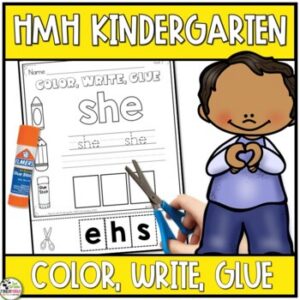 HMH Into Reading Kindergarten Sight Word Color