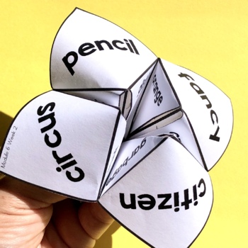 HMH Into Reading 2nd Grade Spelling Challenge Words Cootie Catcher Centers 2020 2 HMH Into Reading 2nd Grade Spelling Challenge Words Cootie Catcher Centers 2020 1