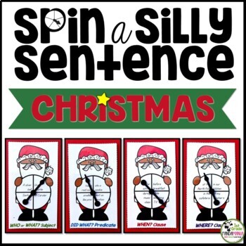 Holiday Writing Center Activities Spin a Silly Sentence 1 Holiday Writing Center Activities Spin a Silly Sentence
