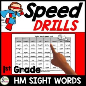 Journeys 1st Grade Sight Words Drills for Fluency aligned with HMH Journeys