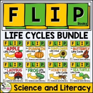 Plants and Animals Life Cycles FLIP Book Science and Literacy BUNDLE