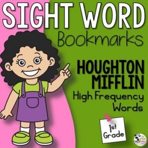 Journeys 1st Grade Sight Words Bookmarks aligned with HMH Journeys