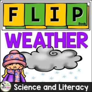 Weather FLIP Book Science: Weather Elements Precipitation Water Cycle and Sun
