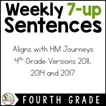 Journeys 4th Grade 7-up Sentence Writing Using Vocabulary Words aligned with HMH 2 Journeys 4th Grade 7-up Sentence Writing Using Vocabulary Words aligned with HMH 1