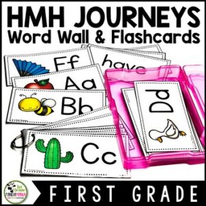 Journeys 1st Grade Sight Words Word Wall aligns with HMH (Editable pdf)