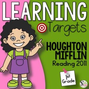 Journeys 1st Grade Reading Learning Targets aligned with HMH Journeys