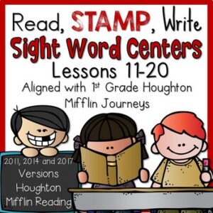 Journeys 1st Grade Read Stamp Write Lessons 11-20 aligned with HMH Journeys