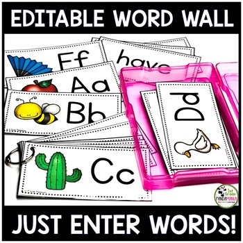 Word Wall EDITABLE PDF With Alphabet Headers Just Enter Words 1 Word Wall EDITABLE PDF With Alphabet Headers Just Enter Words